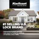 Kwikset Polo Entry Door Knob with Lock and Key, Secure Keyed Handle Exterior, Front Entrance and Bedroom, Matte Black, Pick Resistant SmartKey Rekey Security and Microban (1 Pack)