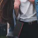 case for iPhone 14 and iPhone 13 Case Genuine Leather Wallet with Card Holder for Women Men Flip Folio Credit Card Slots Stand Shockproof Phone Cover-Black