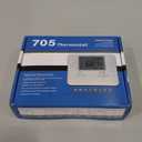 ELECTECK 5-1-1 Day Programmable Digital Thermostat for Home, up to 1 Heat/1 Cool with Large LCD Display, Compatible with Single Stage Electrical and Gas System, White