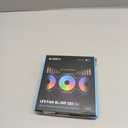 Lian Li UNI Fan SL-Infinity 120-Single Pack-ARGB Fan-Infinity Mirror-Daisy-Chain Design-Customizable Lighting Effects-One Cable Connection-Without Controller-Black-(UF-SLIN120-1B)