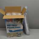 Turbo Bee 600 Pack 9 oz Clear Plastic Cups, Disposable Reusable Tumblers Crystal Clear PET Cups for Wedding, Thanksgiving, Halloween, Christmas Party