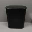 Bathroom Trash Can with Lid 5 Gallon Black Motion Senor Automatic Garbage Cans for Kitchen,Bedroom, Office, Living Room