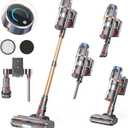 Cordless Vacuum Cleaner, 30Kpa Vacuum Cleaners for Home, Max 50Mins Runtime, Anti-Tangle Stick Vacuum, LED Screen, 1.5L Dust Cup, Rechargeable Lightweight Vacuum for Hardwood Floor, Carpets, Pet Hair