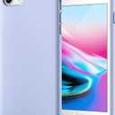 JETech Silicone Case for iPhone SE 3/2 (2022/2020 Edition), iPhone 8 and iPhone 7, 4.7-Inch, Silky-Soft Touch Full-Body Protective Case, Shockproof Cover with Microfiber Lining
(Light Blue)