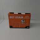 Dog Stairs with Storage 18" H, 3-Step Wider Dog Steps for Small/Medium/Large Old Dogs Cats, Folding Sturdy Pet Stairs Climbing Bed Couch, Ramp for Car Hold Up to 200 lbs (Dark Grey, No Condo)