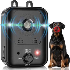 Anti Barking Devices, Auto Barking Control Devices with 3 Modes, Rechargeable Ultrasonic Dog Barking Deterrent Devices Bark Box, Effective Stop Barking Dog Devices for Indoor & Outdoor Use | Rechargeable Ultrasonic Dog Barking Deterrent Devices Bark Box, Effective Stop Barking Dog Devices for Indoor & Outdoor Use
