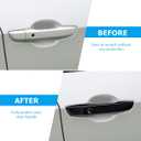 Upgraded Door Handle Cover Compatible for Honda Civic 2021 2020 2019 2018 2017 2016 Accessories Door Handle Protectors for 10th Gen Honda Civic (Glossy Black)