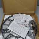 Large Wall Clock for Lving Room,16 Inch Modern Industrial Decorative Metal Silent Battery Operated Big Roman Numerals Wall Clocks for Bedroom,Kitchen,Dining Room,Office,Kitchen