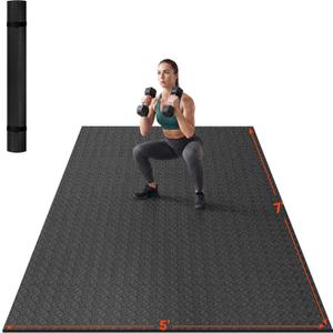 VTORY Extra Large Exercise Mat - 6'x4'/7'x5'/8'x5'/9'x5'/10'x5'x8mm