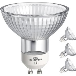 Light Bulbs(Pack of 4) - 50W 110V Wax Warmer Bulbs GU10 LED Bulbs with Long Lasting Lifespan Warm Light Dimmable Light Bulbs Replacement for Candle Lamps, Wax Melt