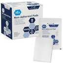 MED PRIDE Sterile Nonstick Pads for Wound Care, Absorbent Non-Adherent, Painless Removal, Individually Wrapped (3x8 Inch (Pack of 50))