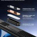 Magnetic for iPhone 17 Case, Compatible with Magsafe,2X Screen Protector,Military-Grade Protection, Drop-Proof Phone Cover for iPhone 17 6.3 inchs,Black