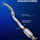 KAX Rear Catalytic Converter Compatible with Malibu 2.5L 2013-2015, Malibu Limited 2016 - Replace# 22935117, 55698, 643157, 52973 Direct-Fit Stainless Steel (EPA Compliant)