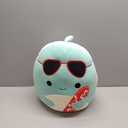 Squishmallows Original 14-Inch Perry Teal Dolphin with Red Surfboard - Official Jazwares Large Plush