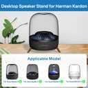 Metal Desktop Speaker Stand for Harman Kardon Aura Studio 3/4/5, Soundsticks 4 Speaker Desk Stand - Space Saving Table Desk Stand for Harman Kardon Soundsticks 4, Aura Studio 3, 4, 5 Speaker