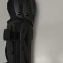 Motorcycle Knee Pads for Men Knee and Shin Guards, Motorcycle Leg Protection Armor Motocross Knee Guards Dirt Bike Pads Adjustable Crashproof Adults Protective Gear (Black, 2Pcs)