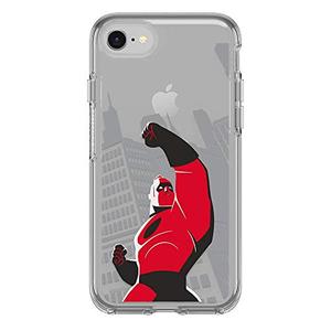 OtterBox SYMMETRY CLEAR SERIES Disney • Pixar Case Incredibles 2 for iPhone SE (3rd and 2nd gen) and iPhone 8/7 - Retail Packaging - Mr. Incredible