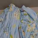 Preboun Futon Mattress Cover with Zipper 84 x 58/80 x 39 Japanese Floor Cushion Tatami Thai Korean Sleep Mats Protector Cover Washable Skin Friendly Without Futon(Flower,Twin Size,Blue)