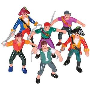 Rhode Island Novelty 2.5 Inch Pirate Figures,12 Pieces per Order