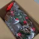 Christmas 10 Ft 30 LED Garland with Lights, Pine Cone Decorations for Home Interior, Fireplace, Stair