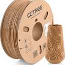 CCTREE Matte PLA Filament 1.75mm 3D Printing PLA Filament 1.75mm High Speed Printing, Dimensional Accuracy +/ - 0.03mm, 1kg Carboard Spool (2.2lbs) for Most FDM 3D Printers Beige