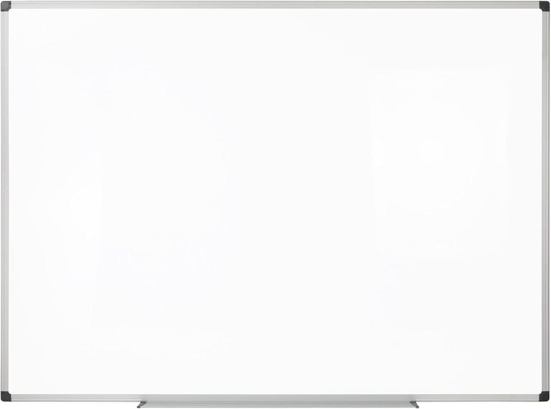 Realspace Magnetic Dry-Erase Whiteboard, 36" x 48", Silver Frame