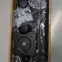 YOMT Mobile TV Cart Rolling TV Stand for 13-50 inch Screens, Tilting and Rotating Mount, Portrait to Landscape, Height Adjustable Portable TV Stand with Wheels Holds up to 44lbs Max VESA 200x200mm