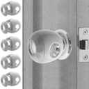 New & Improved - Door knob Baby Safety Cover - 5 Pack - Deter Little Kids from Opening Doors with A Child Proof Door Handle Lock - Driddle