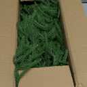 9FT Christmas Garlands Norfolk Pine Garland Real Touch Artificial Faux Greenery Garland for Holiday Indoor Outdoor Decor (9 ft (1 Pack- Standard))