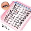 URNNE Manga Lashes Fluffy Faux Mink Lashes Natural Look 10 Pairs Wispy False Eyelashes C Curl Anime Lashes (Wispy02)
