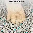 PETKIT Mixed Cat Litter Fast Clumping, Flushable, Ultra Absorbent, 100% Natural Ingredients Litter, Water Dissolvable, Really Dust-Free, Low Tracking Bentonite Tofu Litter (7.9lb2 Bags)