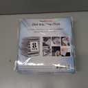 6 x Non Scratch Wire Dishwashing Rag, 8 Pack Double Layer Reusable Wire Dishcloth, Silver Mesh Metal Cleaning Cloth for Pots, Pans, Sink, Steel Cookware, Wet & Dry Cleaning