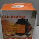 Outdoor Patio Heaters - 1500W Portable Electric Garage Heater with 2S Fast Heating, Overheat Protection, Heaters Heat Up in 3 Modes, Patio Heaters for Outdoors, Tents and Indoors, Yellow