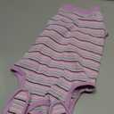 Coppthinktu Dog Onesie for Surgery Female, Breathable Dog Surgery Spay Recovery Suit, Dog Cone Alternative Anti-Licking, Small to XXL Sizes, Pink, Polyester Blend