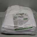 ZPECC White Bulk Flat Sheets Only King Size 6 Pack, Easy Sort Top Bed Sheet by Color-Coded Hem Threads, Soft Durable Brushed Microfiber Fabric Hotel Airb&bs Essentials for Hosts, 105"x102"