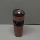 Owala SmoothSip Slider Stainless Steel Insulated Travel Mug with handle, 100% Leak Proof, For Hot and Cold Drinks, Travel Friendly with Sliding Lock Lid, 24 oz, BPA Free, Leak Proof, Cozy Cocoa