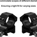 Scope Rings 30mm,2 Packs of Medium Profile Scope Mount Rings for 21mm Picatinny Rails
