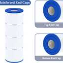Cryspool 07069 Filter Compatible with Clean & Clear Plus 320, CCP320, PCC80-PAK4, R173573, 817-0081, C-7470, FC-1976, 480 Sq. Ft Pool Filter Cartridge, 4 Pack