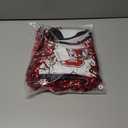 Cheerleader Costume Girls with Pompoms Red Bow Horror Scary Dresses Bloody Outfit Gift for Halloween Party Cosplay (L)