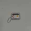 KOREDA Compatible with AirPods Pro 2nd/1st Generation Case Cover, Cute Funny Suitcase Design Case for Airpods Pro 2nd/1st Gen, Fashion Protective Hard Case for Women Men with Keychain (Silver)