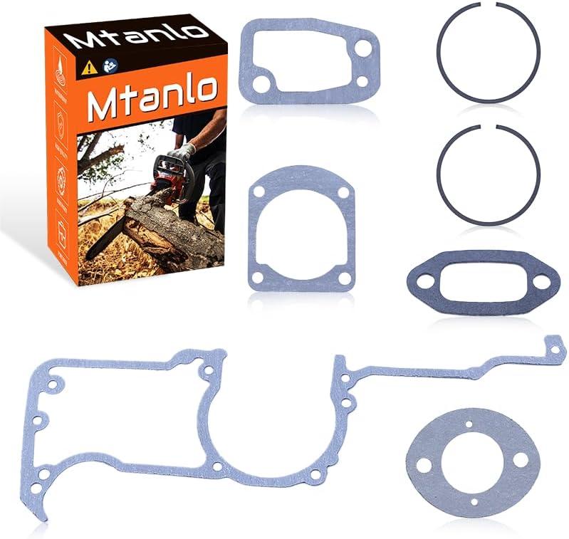 2 x 50mm Gasket Kit, For Jonsered 670, 670 CHAMP, 670 SUPER, 625, 625II, 625 SUPER For Chainsaw