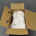 Bedsure Electric Blanket Twin - Thick Striped Flannel Electric Blanket, Heating with 10 Time Settings, 6 Heat Settings, and 8-Hour Timer Auto Shut Off, Gift for Grandma (62x84 inches, White)