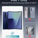 for Samsung Galaxy Z Fold 7 Case with Privacy Screen Protector, Purple