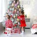 6 Pcs Christmas Tree Ice Cream Cupcake Ornaments, Glitter Color Ice Cream Glass Hanging Ornaments, Pastel Color Candy Dessert Pendant Decor for Xmas Holiday Birthday Home Party Decoration with 3 Ball Ornaments Included