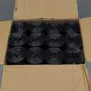 35-40 Gallon Black Trash Bags 120 Count - 35" x 40" Large Garbage Bags, 30+ Gallon Strong Trash Can Liners for Home, Commercial Use,Yard Waste, Bulk