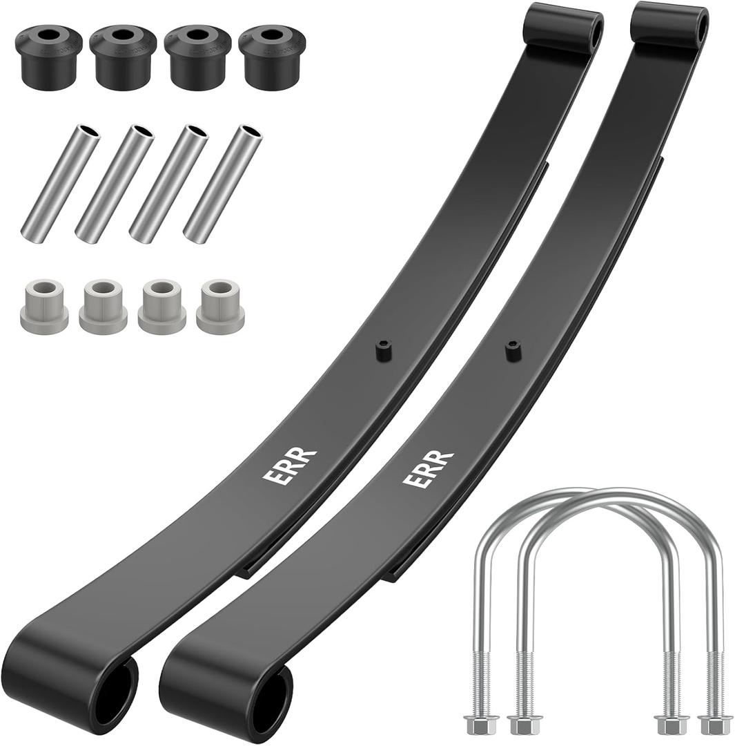 Drive-up Golf Cart Heavy Duty Dual Action Rear Leaf Spring Kit for EZGO RXV 2008-Up, Replaces OEM 604494