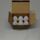 MAXvolador E12 LED Candelabra Light Bulbs 60W Equivalent, Daylight White 5000K 600 Lumen Chandelier Bulb, 6W B11 Candle Base, Non-Dimmable, Pack of 6