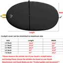 Waterproof Kayak Cockpit Cover Seal Cockpit Cover Maximum Protection for Your Ocean Cockpit