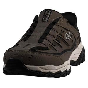 Skechers Men's Afterburn M. Fit Ridgeburn Hands Free Slip-in Loafer, Brown, 10.5