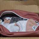 Nora's Nursery Newborn All-in-One Cloth Diaper 14-Pack with Diaper Pod for Clean Storage - Waterproof, Washable, Reusable, and Adjustable for Babies Under 12lbs - Blushing Blooms